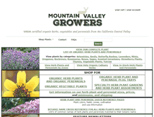 Tablet Screenshot of mountainvalleygrowers.com